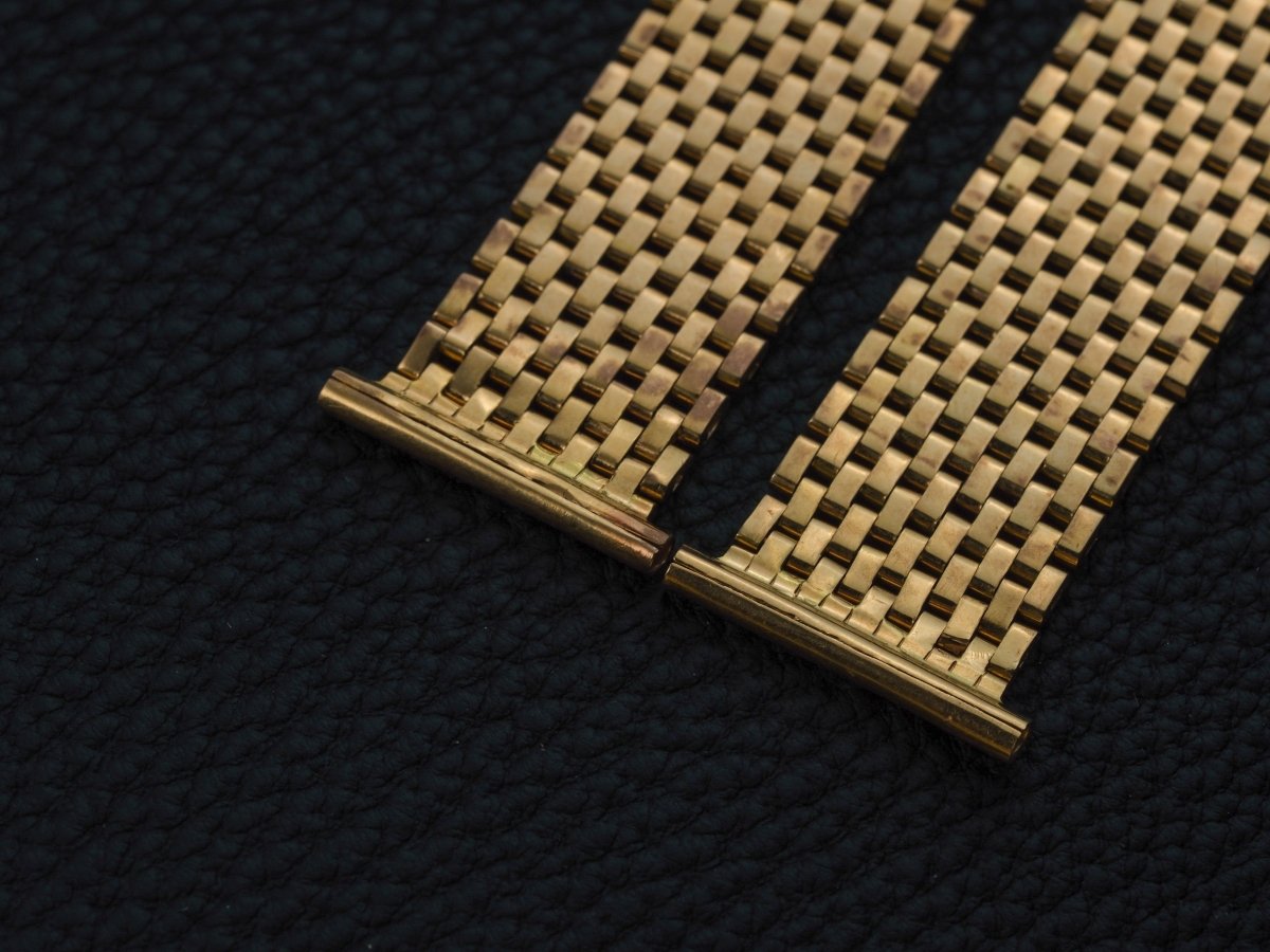 16 17 18 19 20 mm 18k Gold Watch Bracelet Strap / Bracelet