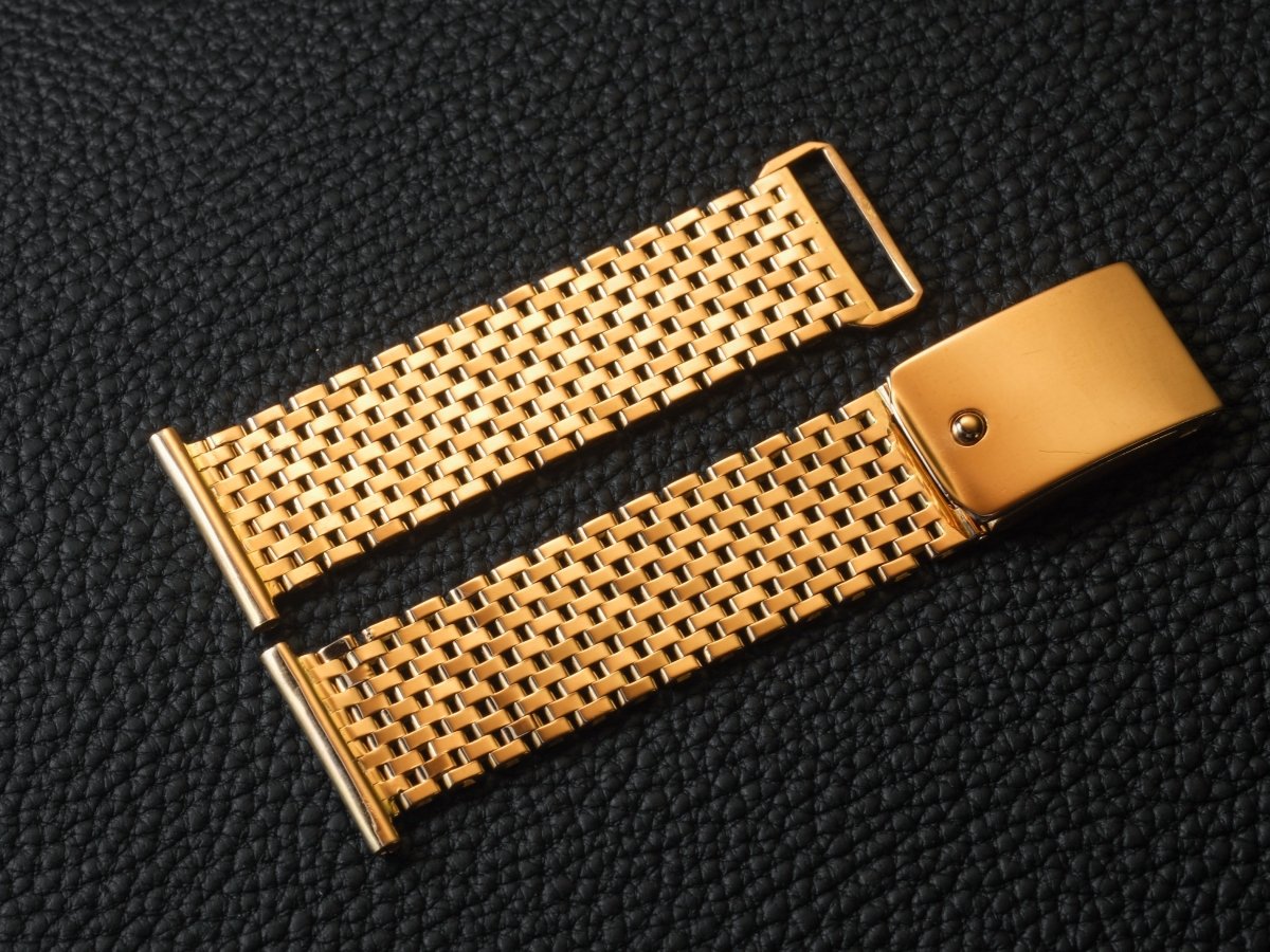 16 17 18 19 20 mm 18k Gold Watch Bracelet