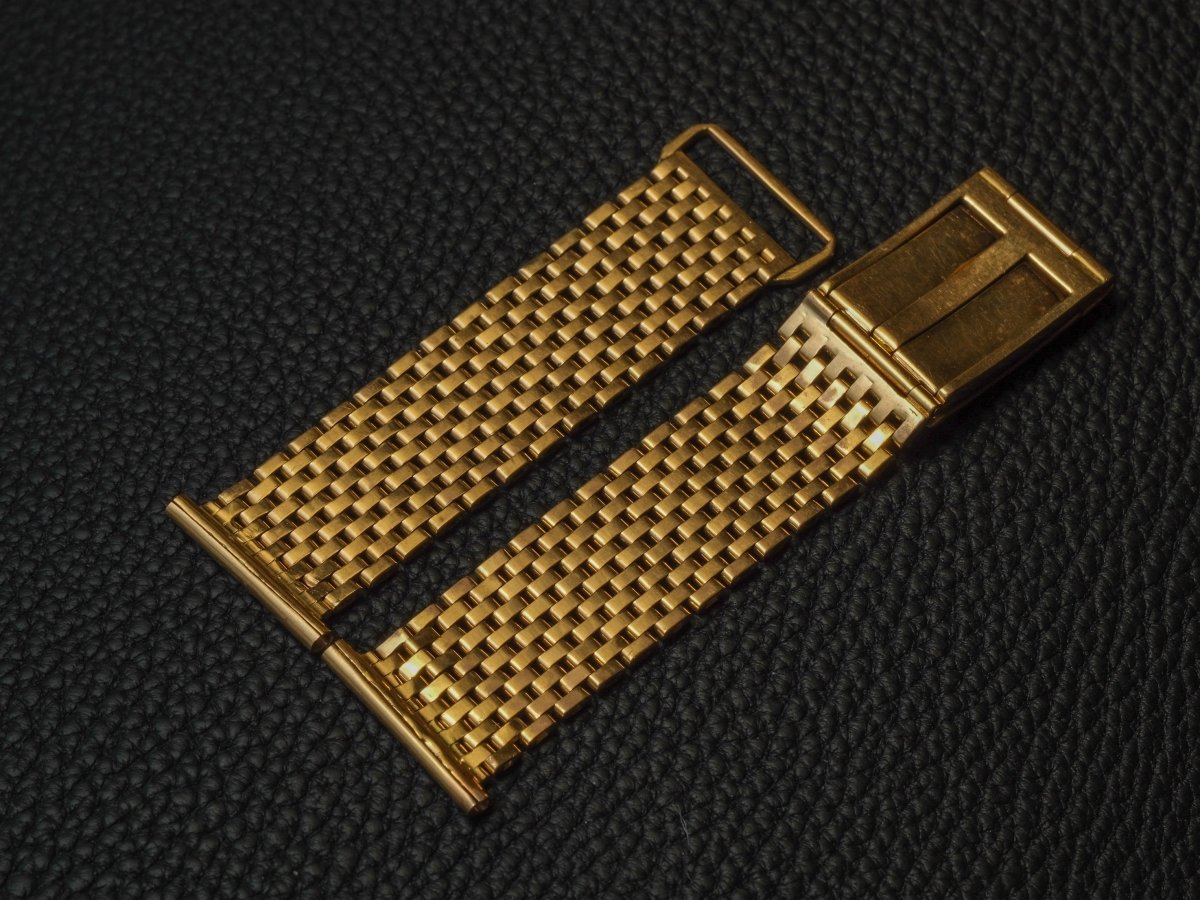 16 17 18 19 20 mm 18k Gold Watch Bracelet Strap / Bracelet