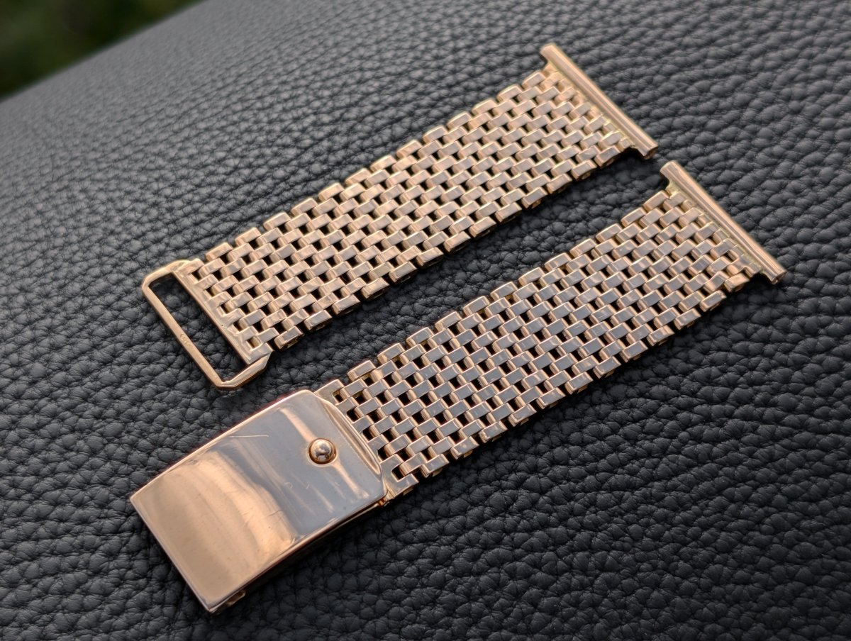 16 17 18 19 20 mm 18k Gold Watch Bracelet
