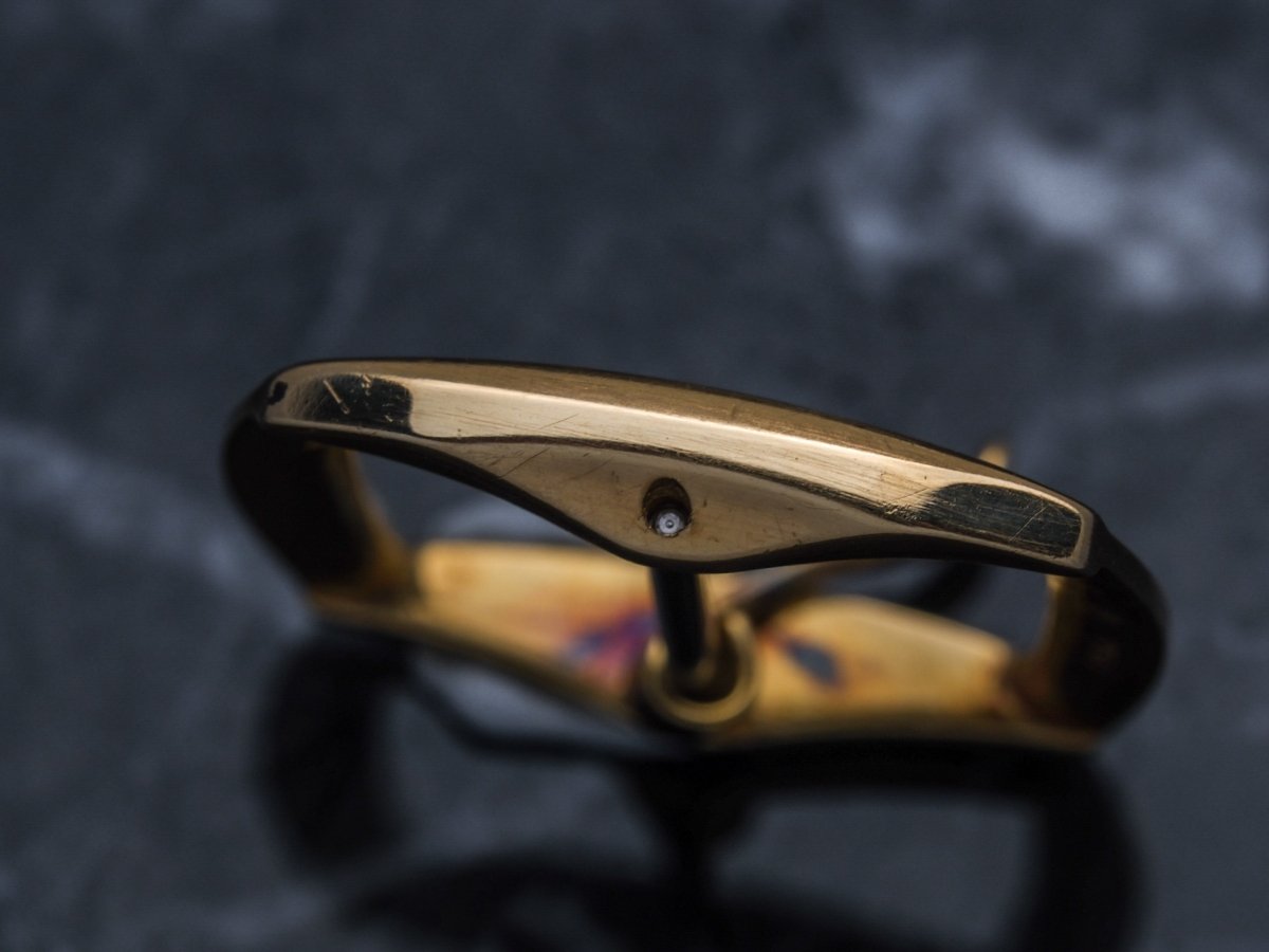 16 mm Omega Pin Buckle 18k Yellow Gold Strap / Bracelet