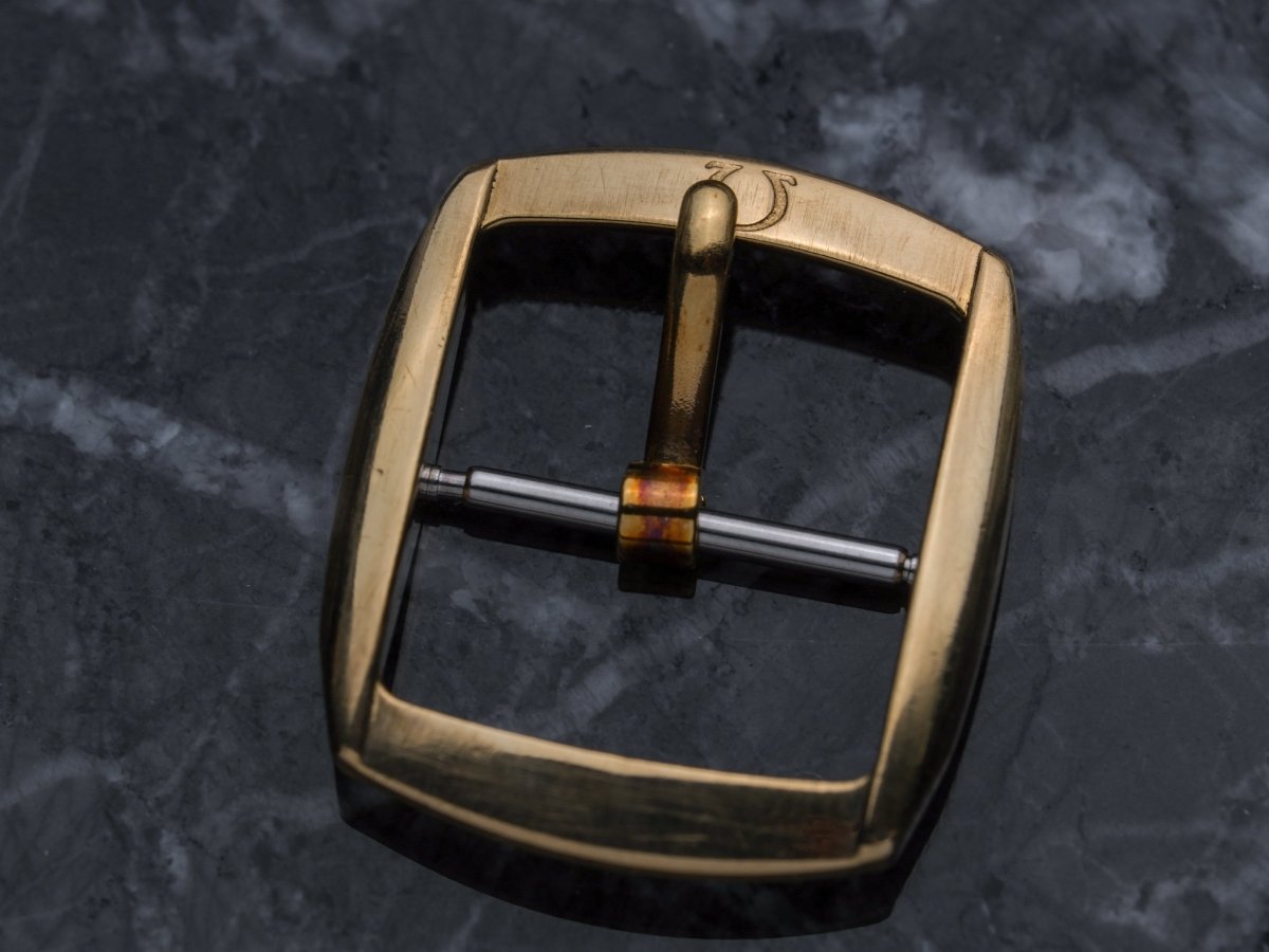 16 mm Omega Pin Buckle 18k Yellow Gold Strap / Bracelet