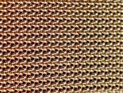 17mm 14k Gold Milanaise Watch Bracelet Strap / Bracelet