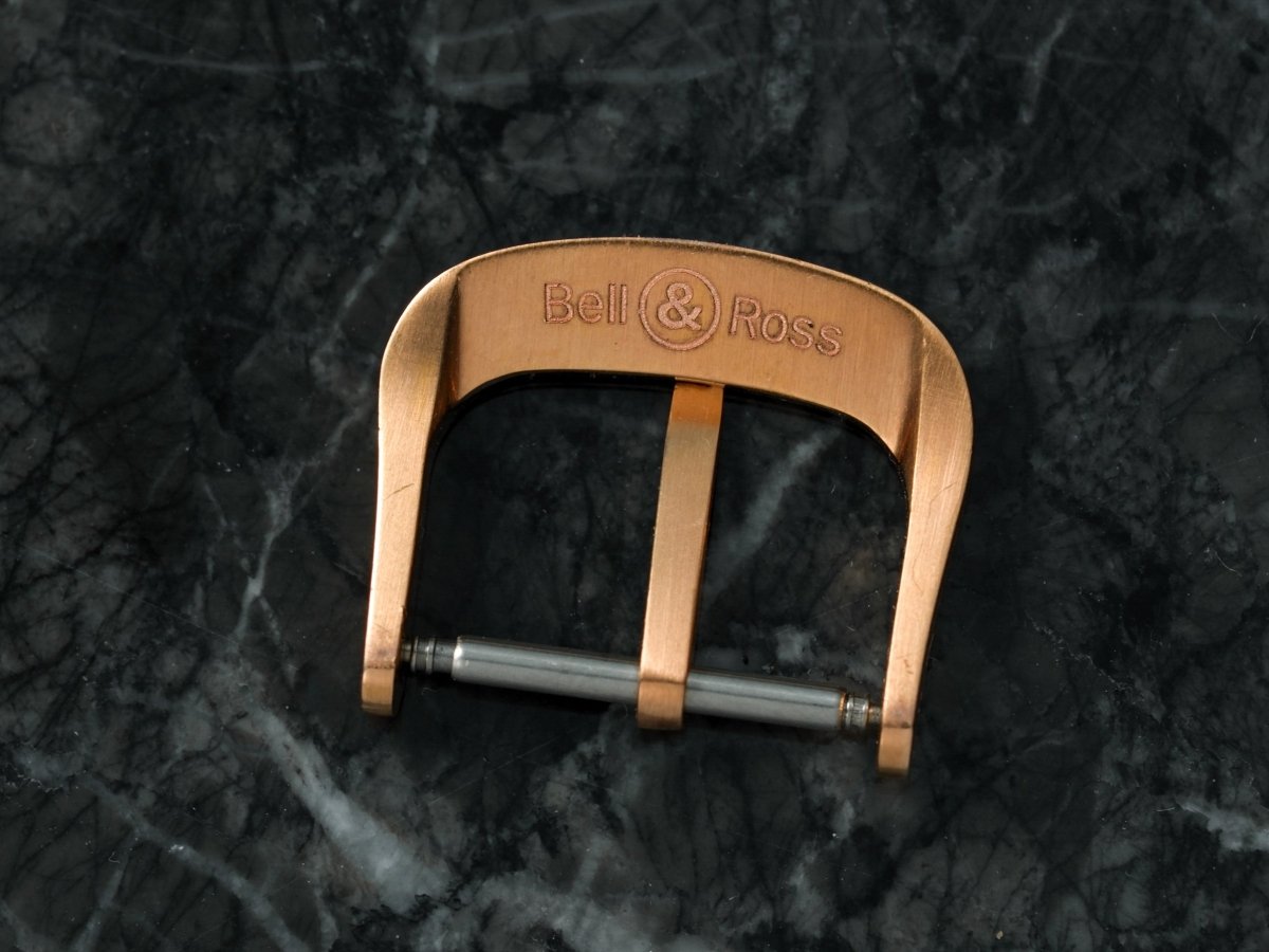 17mm 18mm Pin Buckle 18k Red Gold Bell & Ross Strap / Bracelet