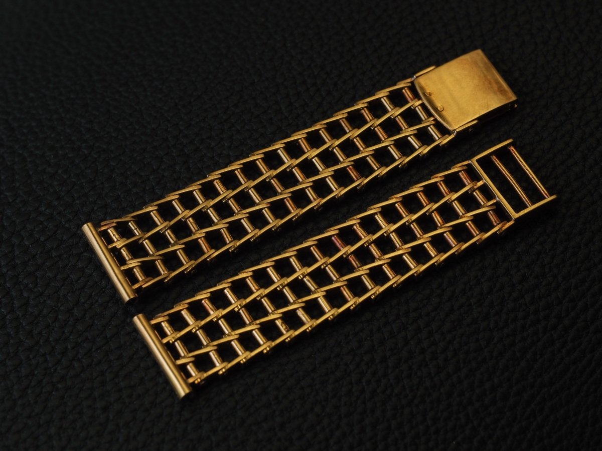 18 mm 18k Gold Watch Bracelet
