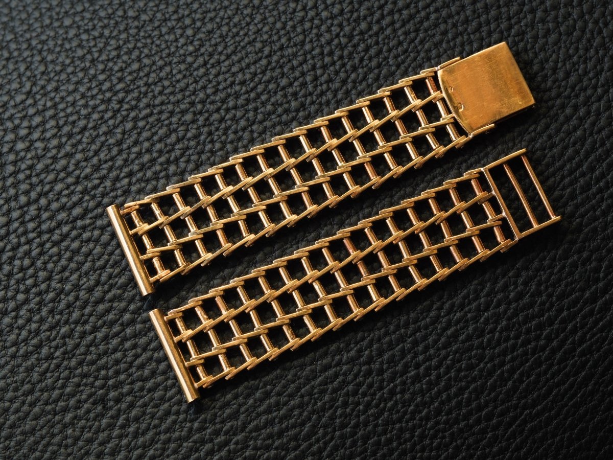 18 mm 18k Gold Watch Bracelet