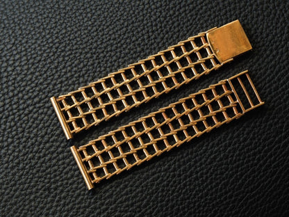 18 mm 18k Gold Watch Bracelet