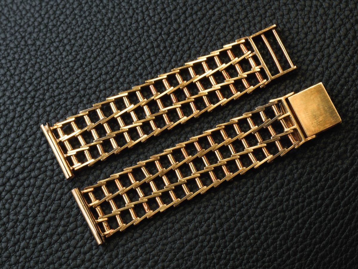 18 mm 18k Gold Watch Bracelet