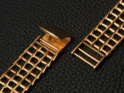 18 mm 18k Gold Watch Bracelet