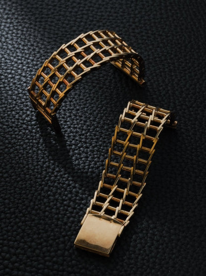 18 mm 18k Gold Watch Bracelet