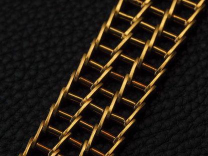 18 mm 18k Gold Watch Bracelet