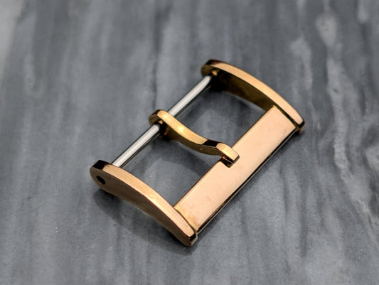 18 mm Pin Buckle 18k Rose Gold Strap / Bracelet