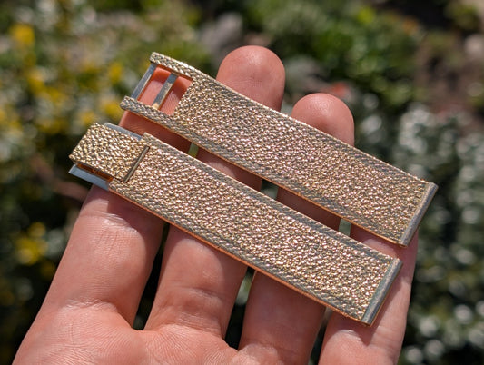 18mm 18k Gold Milanaise Watch Bracelet 1950s Strap / Bracelet