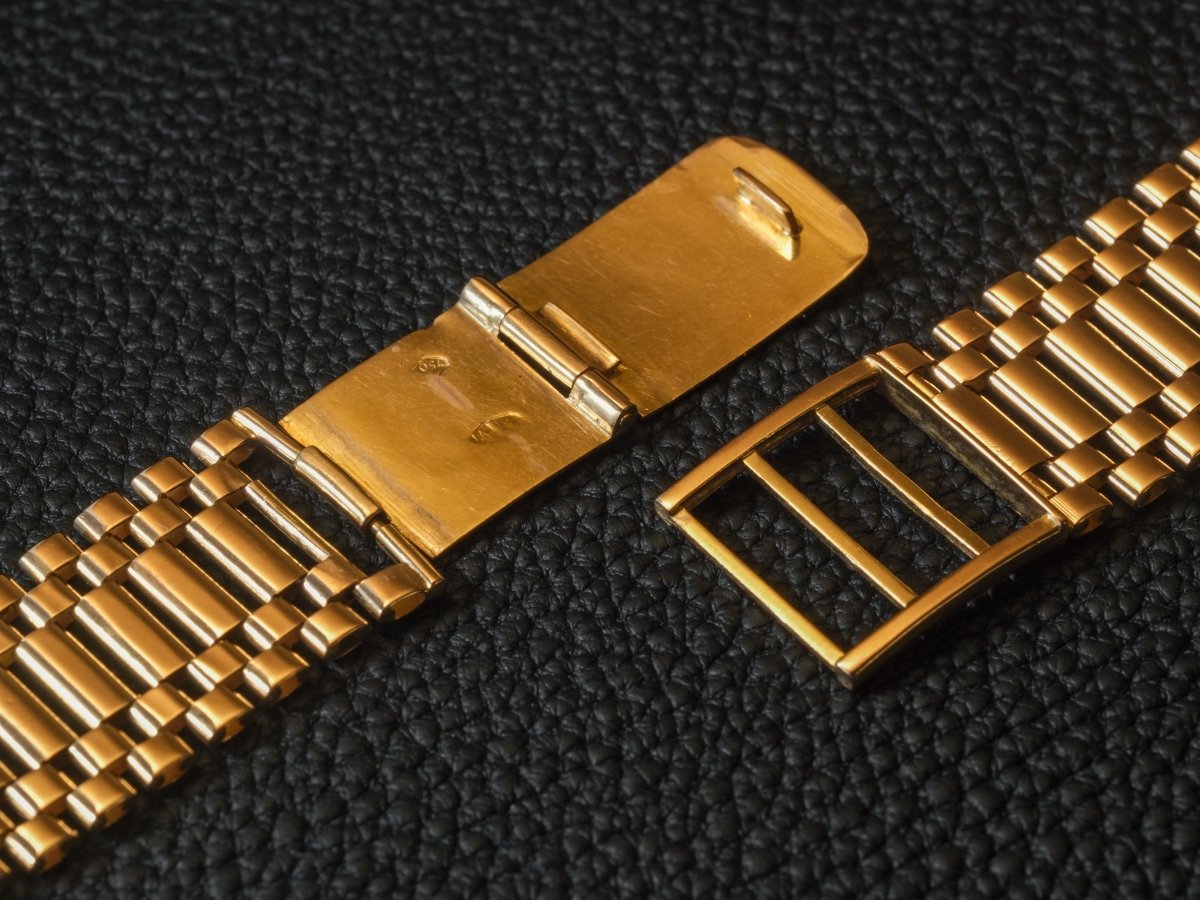 18mm 18k Gold Watch Bracelet 1940s