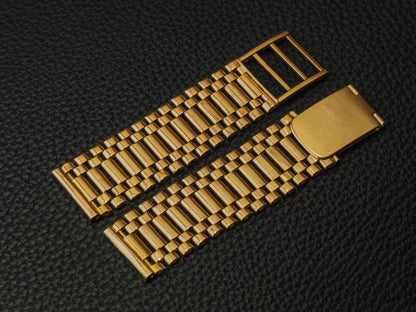 18mm 18k Gold Watch Bracelet 1940s Strap / Bracelet