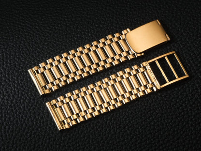18mm 18k Gold Watch Bracelet 1940s