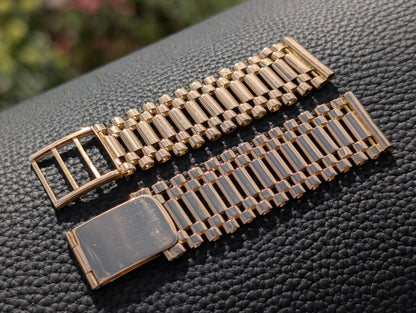 18mm 18k Gold Watch Bracelet 1940s