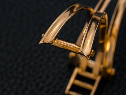 18mm 18k Gold Watch Bracelet Cuff Strap / Bracelet