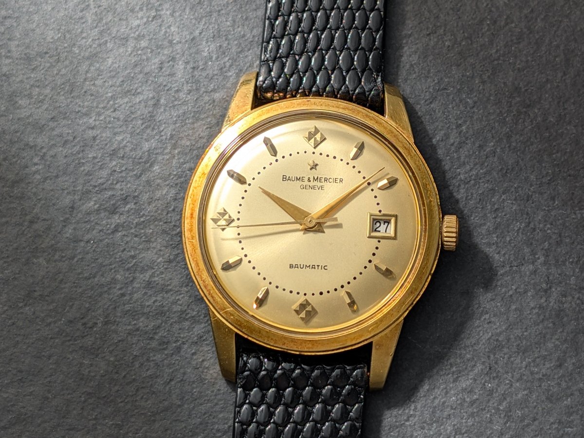 1950s Baume & Mercier Baumatic - 18k Gold - Felsa 692