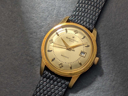 1950s Baume & Mercier Baumatic - 18k Gold - Felsa 692