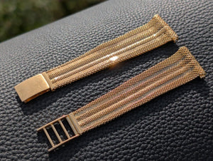 20mm 18k Gold Milanaise Uhrenarmband Made in Italy