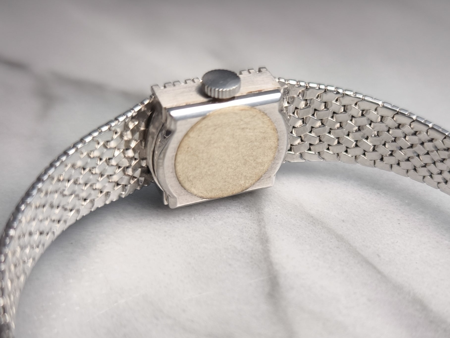 50s ZentRa White Gold Cocktail Watch with Diamonds