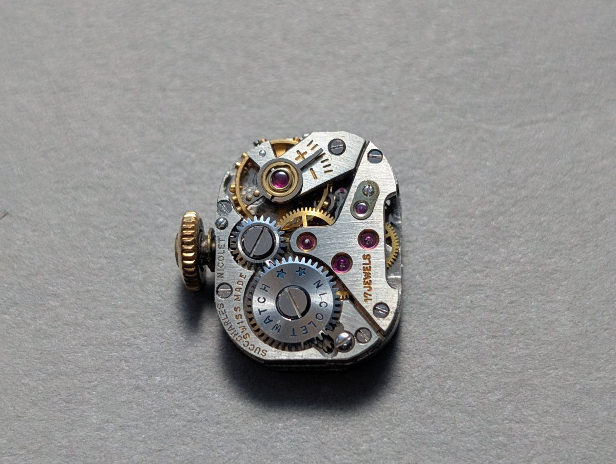 AS 976 Caliber Watch Movement Manual Wind Nicolet Spare Part