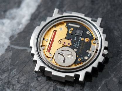 Baume & Mercier Mens Shogun Grey Dial Ref. 5136.018.3 Wristwatch