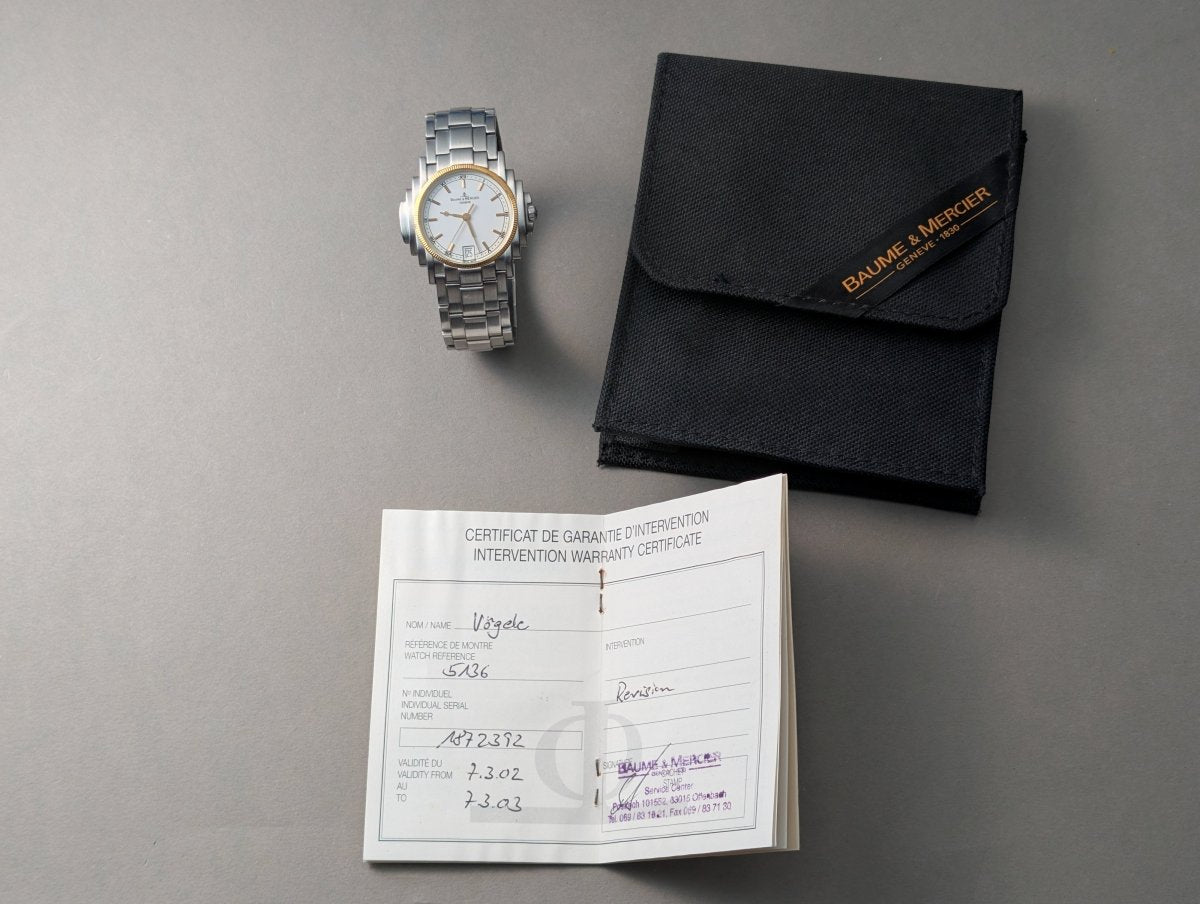 Baume & Mercier Shogun Ref. 5136.018.3 Unique Dial Wristwatch