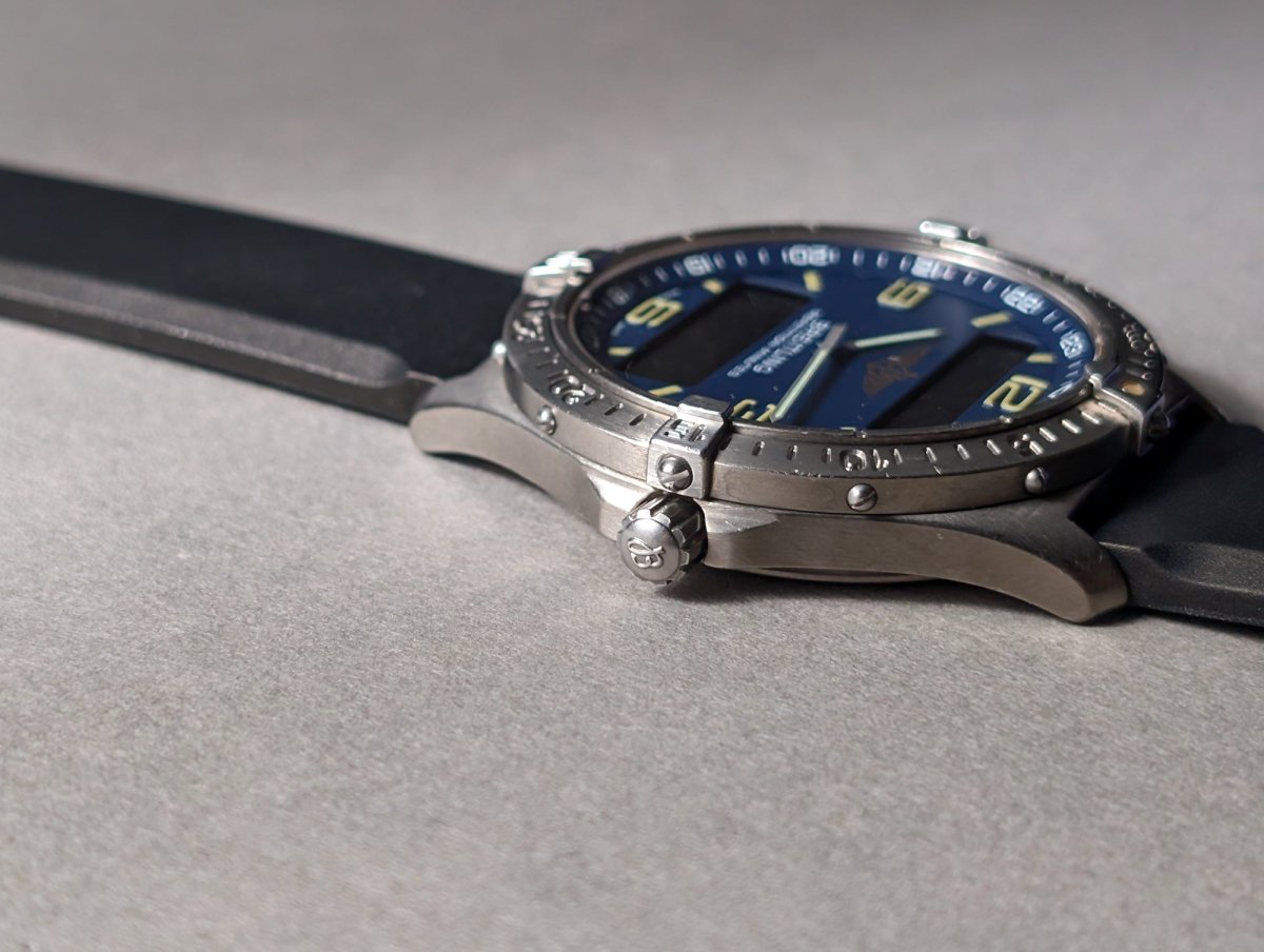 Breitling Aerospace Ref. E65062 Repetiton Minutes Blue Dial Wristwatch