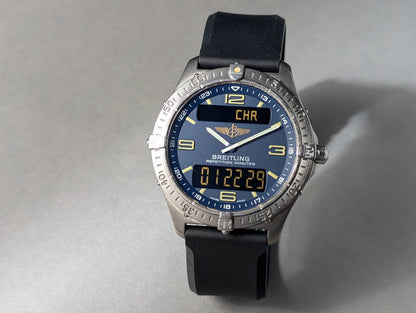 Breitling Aerospace Ref. E65062 Repetiton Minutes Blue Dial Wristwatch