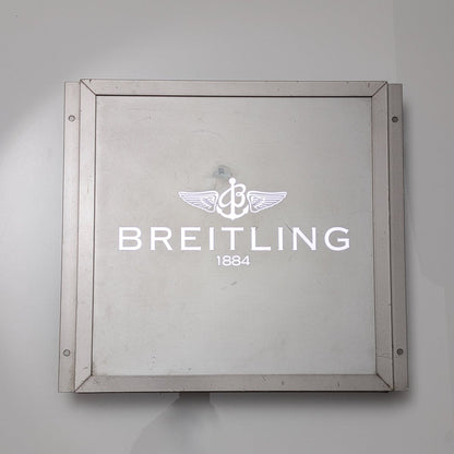 Breitling Dealer Light Sign 1980s Collectible