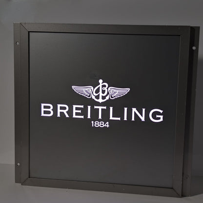 Breitling Dealer Light Sign 1980s Collectible