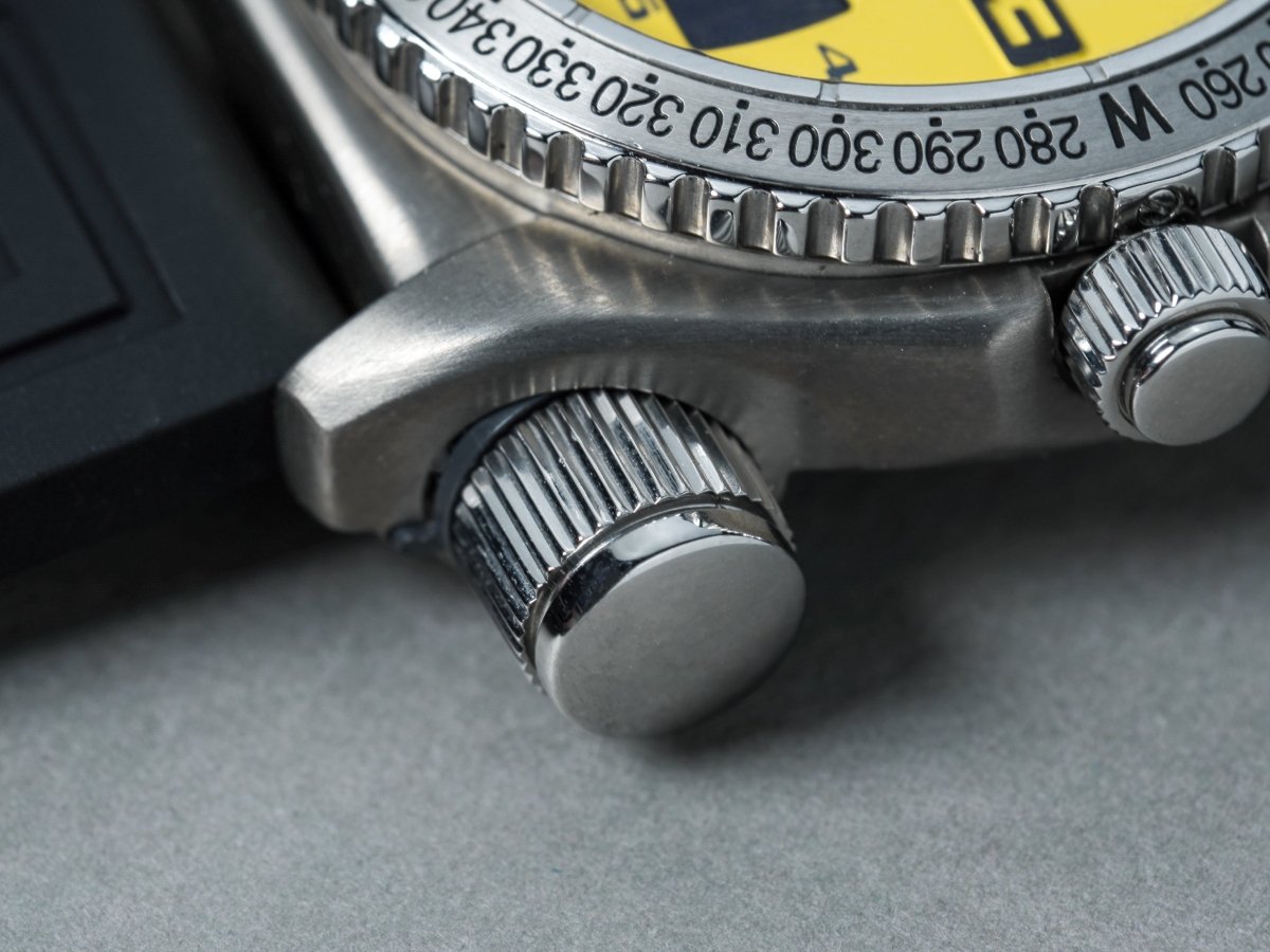 Breitling Emergency E76321 Yellow Dial Titanium Full Set – 10bps