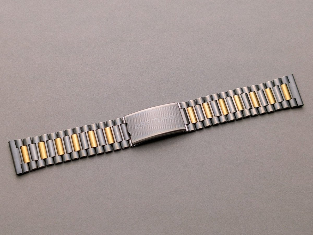 Breitling Navitimer Aerospace 80360 NSA Titanium Bracelet Bi - Color Strap / Bracelet