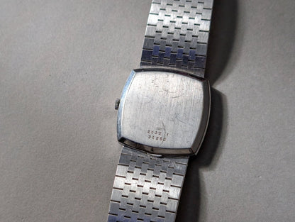 Bucherer Chopard 2032 - 1 18k White Gold Lapis Lazuli Mosaic Dial Bark Finish Wristwatch