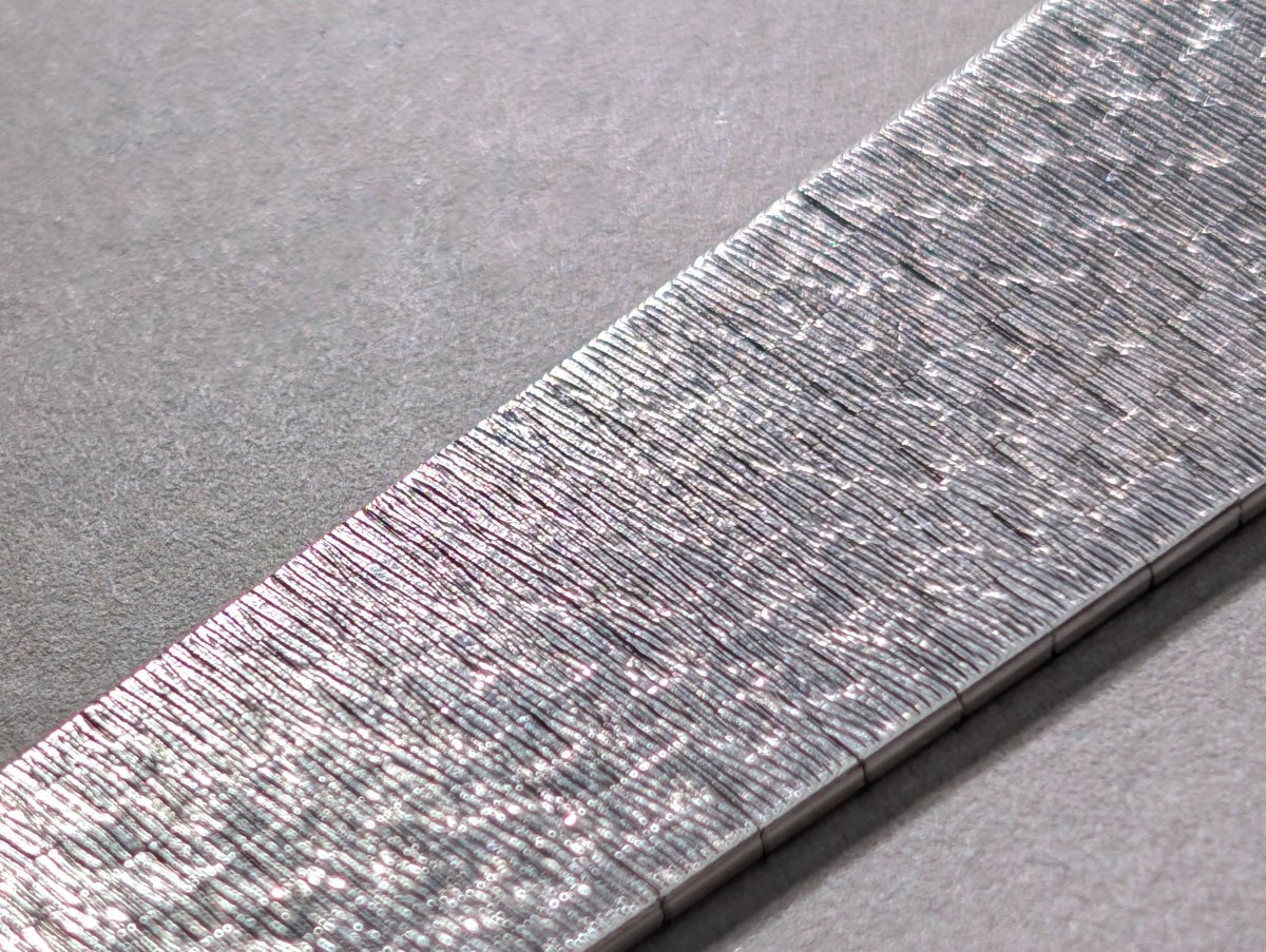 Bucherer Chopard 2032 - 1 18k White Gold Lapis Lazuli Mosaic Dial Bark Finish Wristwatch