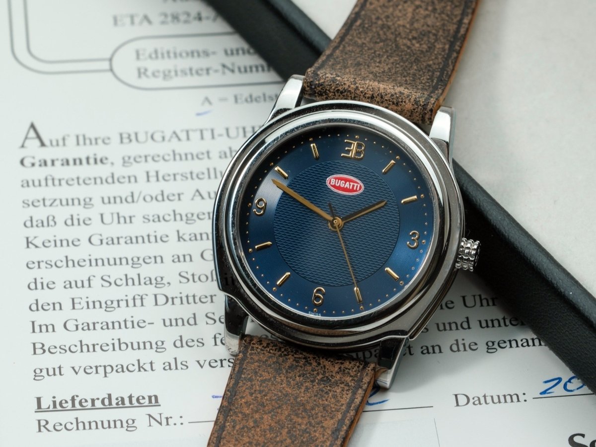 Bugatti Strasbourg Automatic Watch Blue Dial Limited Edition Wristwatch