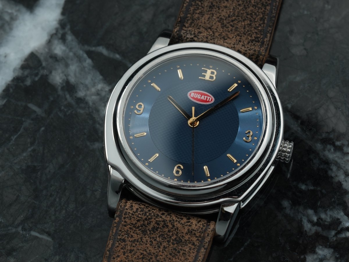 Bugatti Strasbourg Automatic Watch Blue Dial Limited Edition Wristwatch