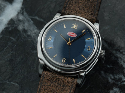 Bugatti Strasbourg Automatic Watch Blue Dial Limited Edition Wristwatch