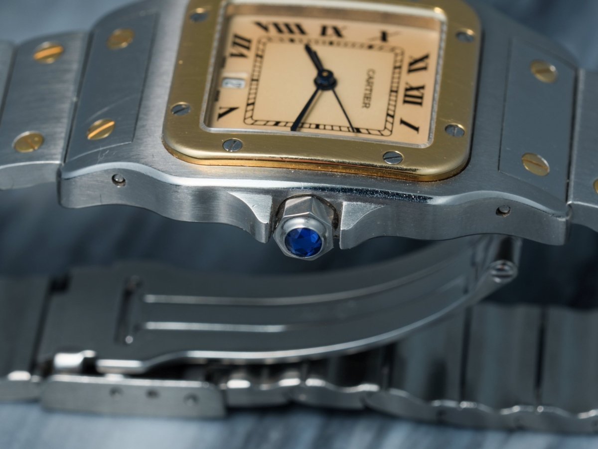 Cartier Santos Galbée Ref. 187901 Tropical Dial Wristwatch