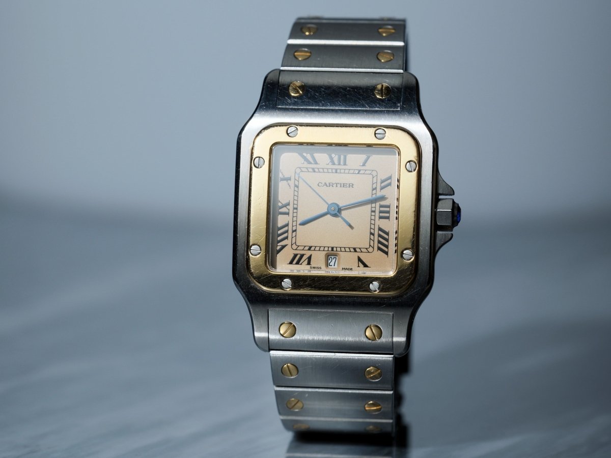Cartier Santos Galbée Ref. 187901 Tropical Dial Wristwatch