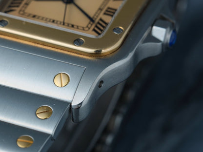 Cartier Santos Galbée Ref. 187901 Tropical Dial Wristwatch