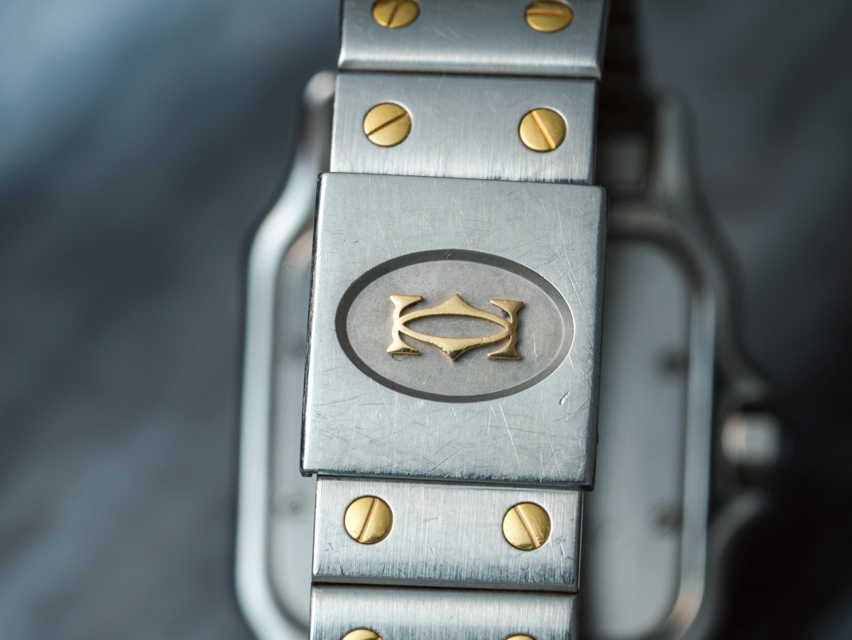 Cartier Santos Galbée Ref. 187901 Tropical Dial Wristwatch