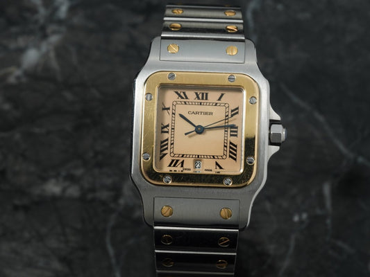 Cartier Santos Galbée Ref. 187901 Tropical Dial Wristwatch