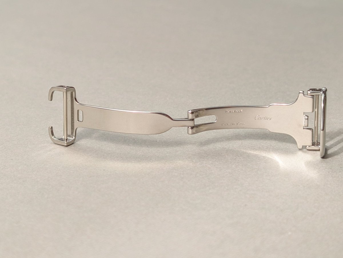 Cartier Stainless Steel Deployant Buckle 16 mm Strap / Bracelet