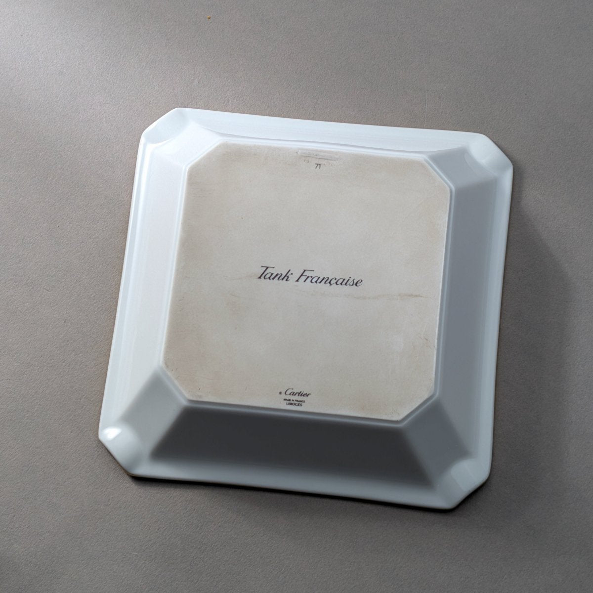 Cartier Tank Francais Limoges Vide Poche Ash Tray Collectible