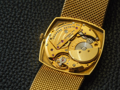 Chopard 2082-1 18k Gold Black Dial Automatic Watch