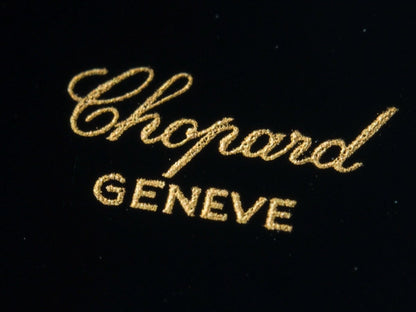 Chopard 2082-1 18k Gold Black Dial Automatic Watch