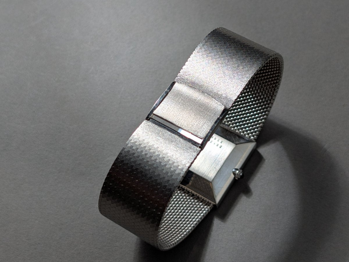 Chopard Gondolo Rectangular 18k White Gold Lapis Lazuli Mosaic Dial 2013 1 Wristwatch